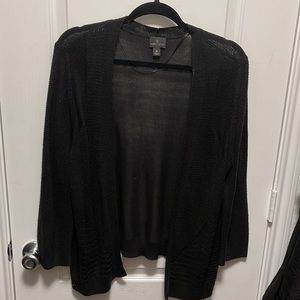 Black cardigan